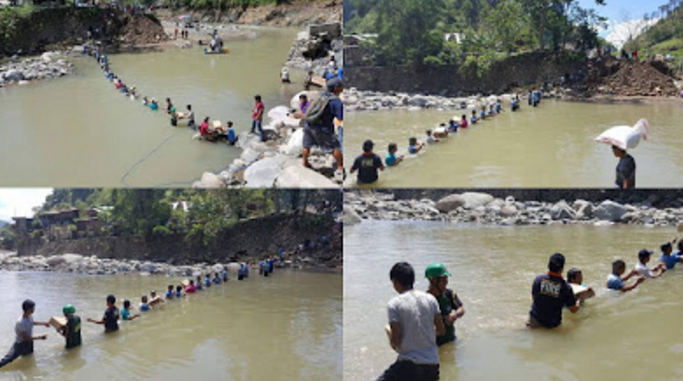 BAYANIHAN:The Filipino Spirit Is Alive! Filipinos Helping Each Other Transport Aid For The Victims Of Super Typhoon Lawin!